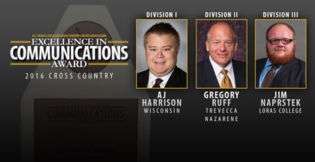 USTFCCCA Honors Three For Excellence In Communications For XC